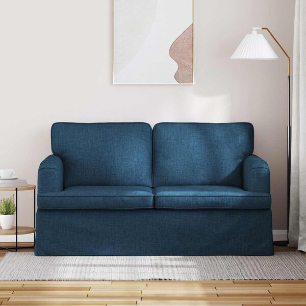 vidaXL Sofa 120cm Bl&aring; Metal