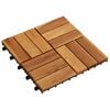 vidaXL Terrasse Flise 30 pcs Brun 30 x 30 cm Akacietr&aelig;