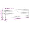 vidaXL plantekasse 180x50x50 cm massivt fyrretræ hvid