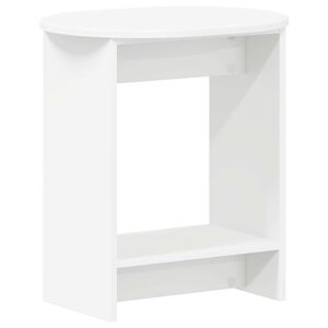 vidaXL Sidebord Hvid 50 x 39,5 x 55 cm Konstrueret tr&aelig;