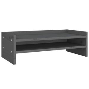 vidaXL sk&aelig;rmholder 50x24x16 cm massivt fyrretr&aelig; gr&aring;