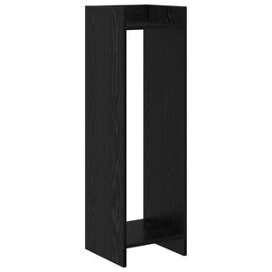 vidaXL Planteholder Sort eg 30 x 30 x 100 cm Konstrueret tr&aelig;