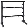 vidaXL Dumbbellreol Sort 99 x 45 x 95,5 cm Pulverlakeret st&aring;l