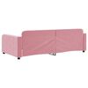 vidaXL daybed 90x200 cm velour pink