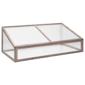 vidaXL drivhus 110x56x39 cm grantr&aelig; gr&aring;