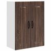 vidaXL Panel til opvaskemaskine Kalmar Brun eg 60 x 31 x 80 cm