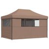 vidaXL Party Tent Brun 292 x 440 x 315 cm Oxford stof