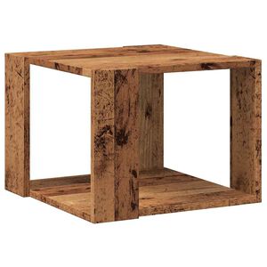 vidaXL sofabord 40x40x30 cm konstrueret tr&aelig; antikt tr&aelig;