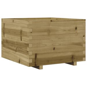 vidaXL plantekasse 70x70x49,5 cm impr&aelig;gneret fyrretr&aelig;