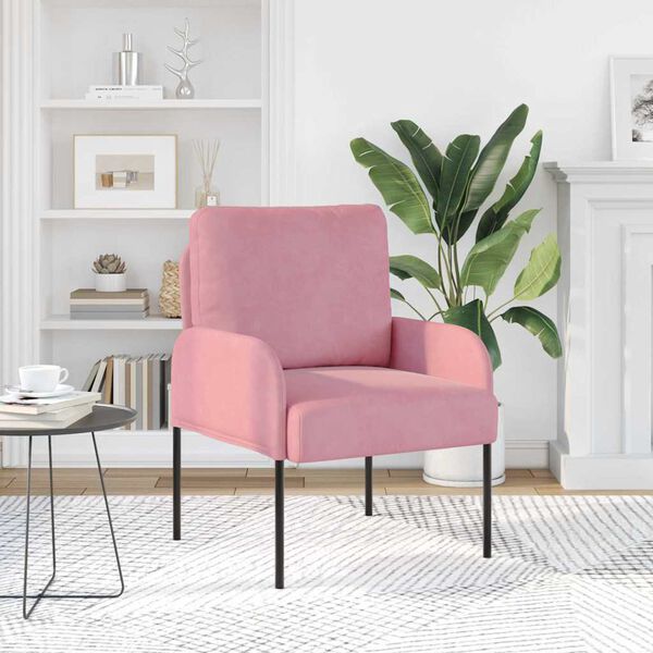 vidaXL Sofaer med pude 55cm Lyser&oslash;d Krydsfin&eacute;r