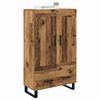 vidaXL Highboard Gammelt træ 69,5 x 31 x 115 cm Konstrueret træ