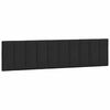vidaXL gavlpude Hanko 200 cm velour sort