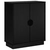 vidaXL Sideboard VENRAY Sort 66 x 33 x 77,5 cm Konstrueret tr&aelig;
