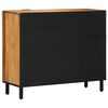 vidaXL Sideboard Naturfarvet 90 x 33,5 x 75 cm Massivt Akacietræ