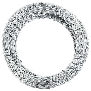 vidaXL pigtr&aring;d 100 m galvaniseret st&aring;l