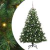 vidaXL Kunstigt juletr&aelig; med 150 LED'er Gr&oslash;n 150 cm PE og PVC
