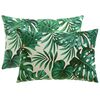 vidaXL Pudebetr&aelig;k 2 pcs HEERLEN Bladm&oslash;nster 40 x 60 cm Polyester