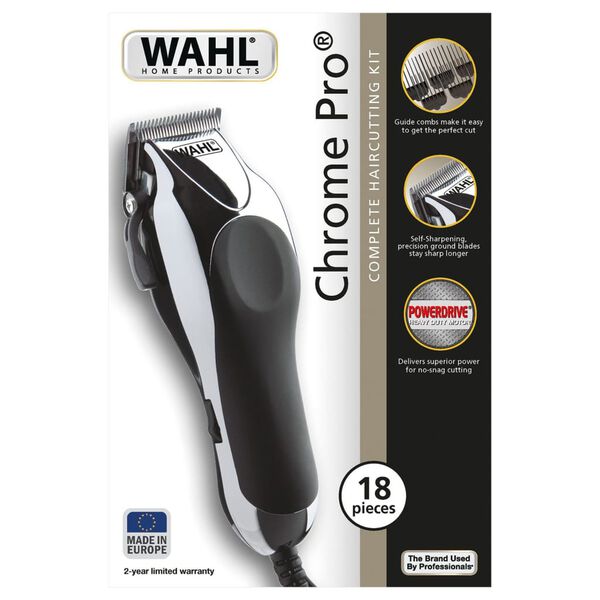 Wahl h&aring;rtrimmer 18 dele Chrome Pro