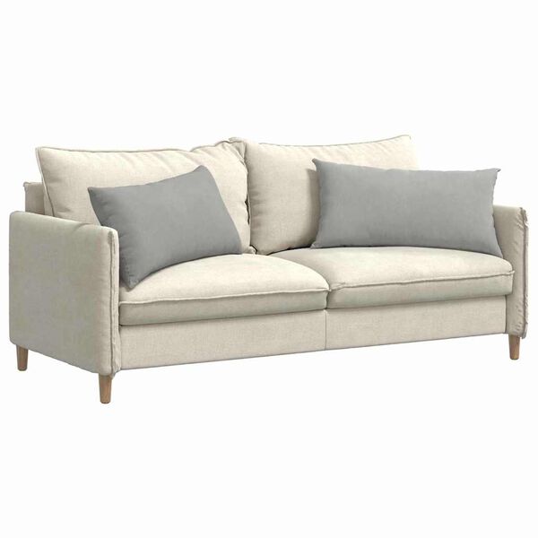 vidaXL Sofapuder 2 pcs Lysegrå 80 x 40 cm Stof