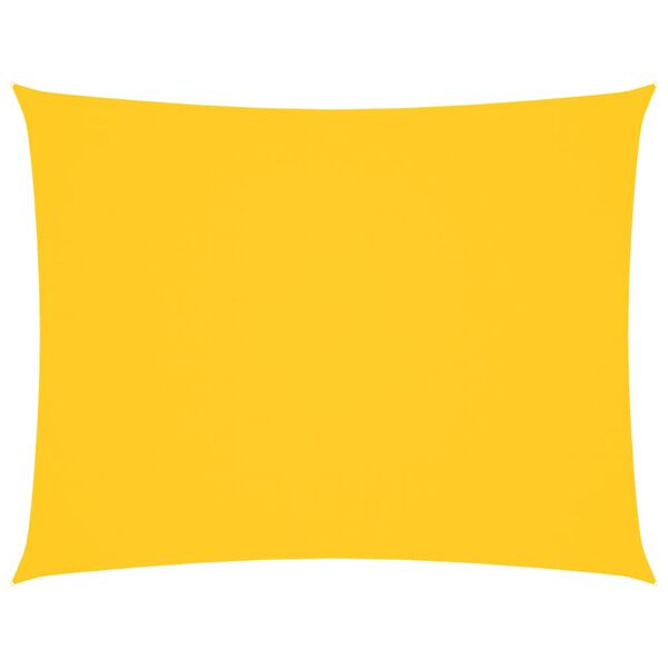 vidaXL solsejl 3x4,5 m rektangul&aelig;r oxfordstof gul