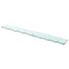 vidaXL hylder 2 stk. glaspanel 110 x 12 cm klar