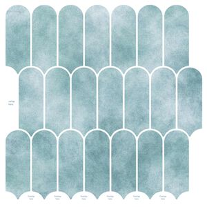 vidaXL Fjerflise 20 pcs Gr&oslash;n 30 x 30 cm Polyurethan og PET