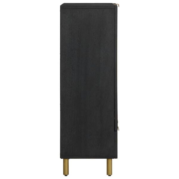 vidaXL h&oslash;jskab 60x33x100 cm konstrueret tr&aelig; sort