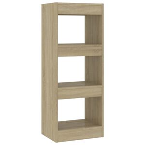 vidaXL bogreol/rumdeler 40x30x103 cm konstrueret tr&aelig; sonoma-eg