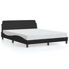 vidaXL sengeramme Dover 152x203 cm kunstl&aelig;der sort