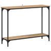 vidaXL Konsolbord artisan eg 101 x 30.5 x 75 cm Konstrueret tr&aelig;