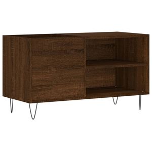 vidaXL vinylskab 85x38x48 cm konstrueret tr&aelig; brun egetr&aelig;sfarve