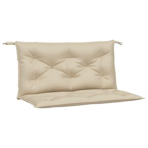 vidaXL hynder til haveb&aelig;nk 2 stk. 100x50x7 cm oxfordstof beige