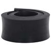 vidaXL gummikant til sneplov 120x8x2 cm sort