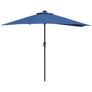 vidaXL Havesol 294 x 150 x 224 cm Polyester og St&aring;l Azurbl&aring;
