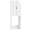 vidaXL Toilet Skab UTRECHT Hvid h&oslash;jglans 66 x 25,5 x 190 cm
