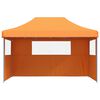 vidaXL Party Tent Orange 292 x 440 x 315 cm Oxford stof
