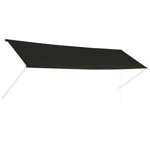 vidaXL foldemarkise 400x150 cm antracitgr&aring;
