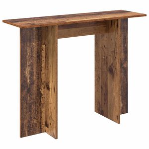 vidaXL Konsolbord Gammelt tr&aelig; 100 x 30 x 75 cm Konstrueret tr&aelig;