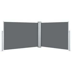 vidaXL sammenrullelig sidemarkise 100 x 1000 cm antracitgr&aring;