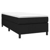 vidaXL Boxspring sengeramme 90x190 cm stof sort