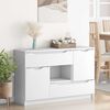 vidaXL Sideboard med skuffe Hvid 100 x 30 x 65,6 Konstrueret tr&aelig;