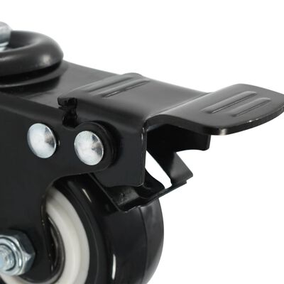 vidaXL drejehjul med bremser 8 stk. 50 mm