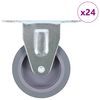 vidaXL faste hjul 24 stk. 75 mm