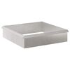 vidaXL Sneglehegn 8 stk. 100 x 3,5 x 25 cm Rustfrit st&aring;l S&oslash;lv