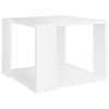 vidaXL sofabord 40x40x30 cm konstrueret tr&aelig; hvid