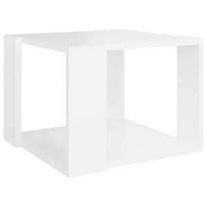 vidaXL sofabord 40x40x30 cm konstrueret tr&aelig; hvid