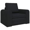 vidaXL Sovesofa Sort 98 x 71 x 83 cm Stof