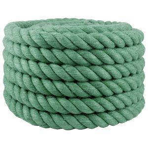 vidaXL Jute reb 50 mm Gr&oslash;n 100% Tossa jute