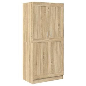 vidaXL kl&aelig;deskab 82,5x51,5x180 cm konstrueret tr&aelig; sonoma-eg