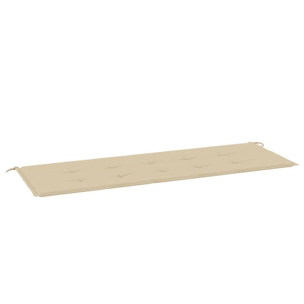 vidaXL hynde til havebænk 150x50x4 cm oxfordstof beige